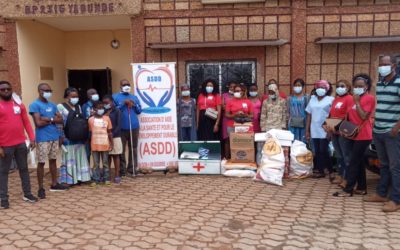 Campagne de consultation gratuite et de prise en charge intégrée des maladies de l’enfant( PCIME) et aménagement de la Propharmacie au CJARC( Club des Jeunes Aveugles Réhabilités du Cameroun), pour le projet santé pour tous