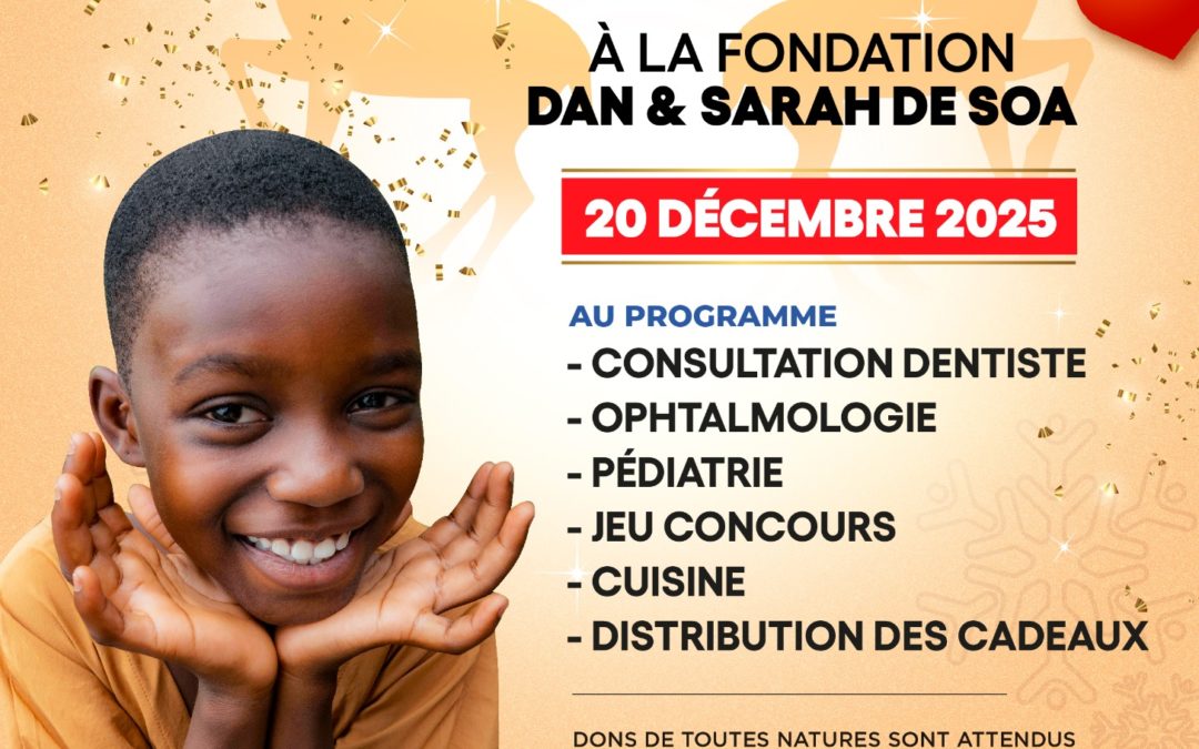 Cadeau de noël a l&rsquo;orphelinat Petit Dan et Sarah de SOA